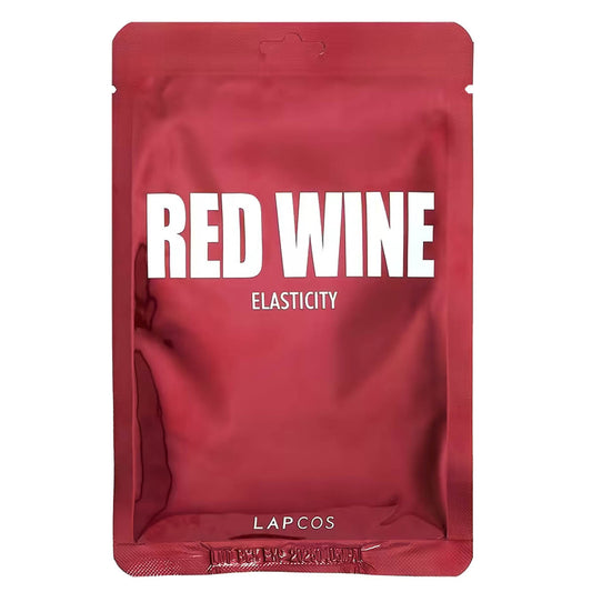 lapcos gezichtsmasker red wine rood