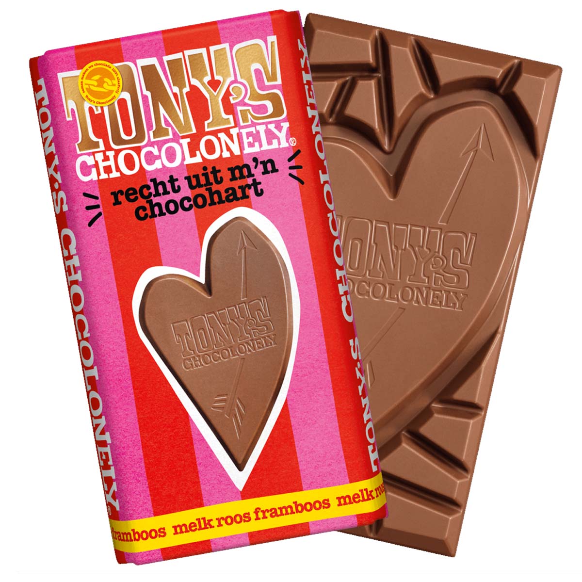 Tony Chocolonely recht uit m'n chocohart